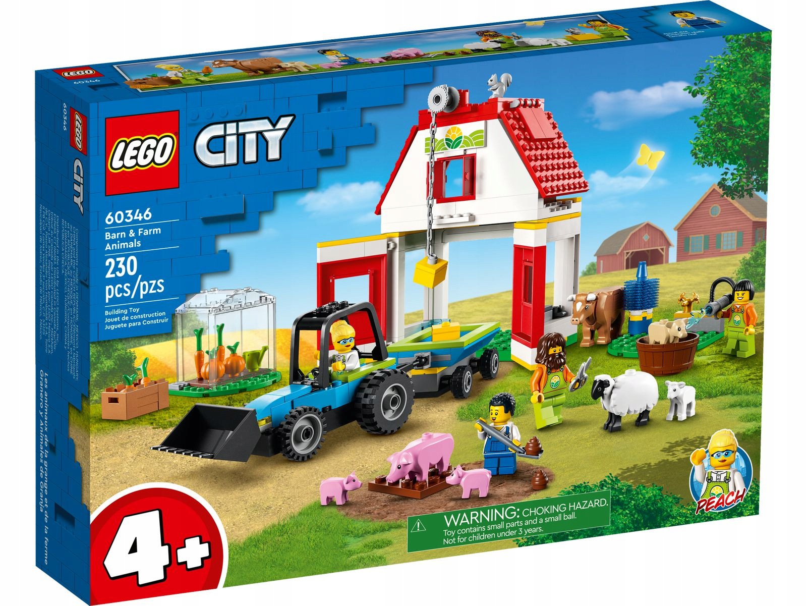 Lego City 60346 Stodola a hospodářská zvířata
