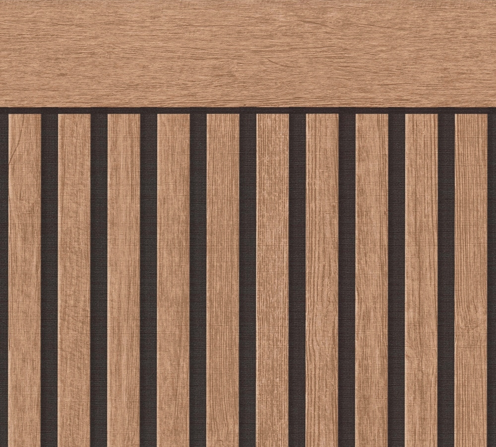 Vinylová tapeta Brazové Lamele Lamelki 3D efekt výška 106 cm As Creation