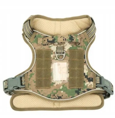 Levně Beztlakové postroje pro psa nastavitelné, reflexní, zelené, M