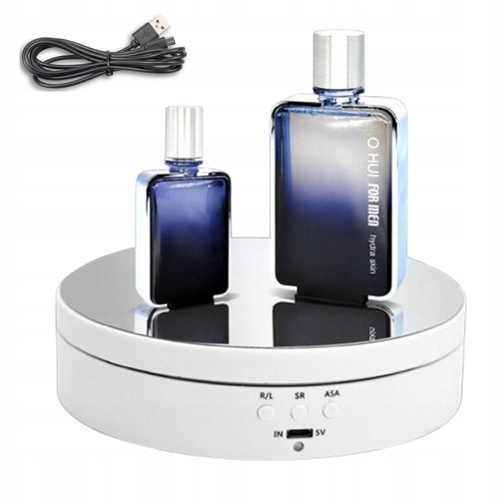 ELEKTRYCZNY STOJAK EKSPOZYCYJNY NA GRAMOFON 360° GRAMOFON USB / NA BATERIA