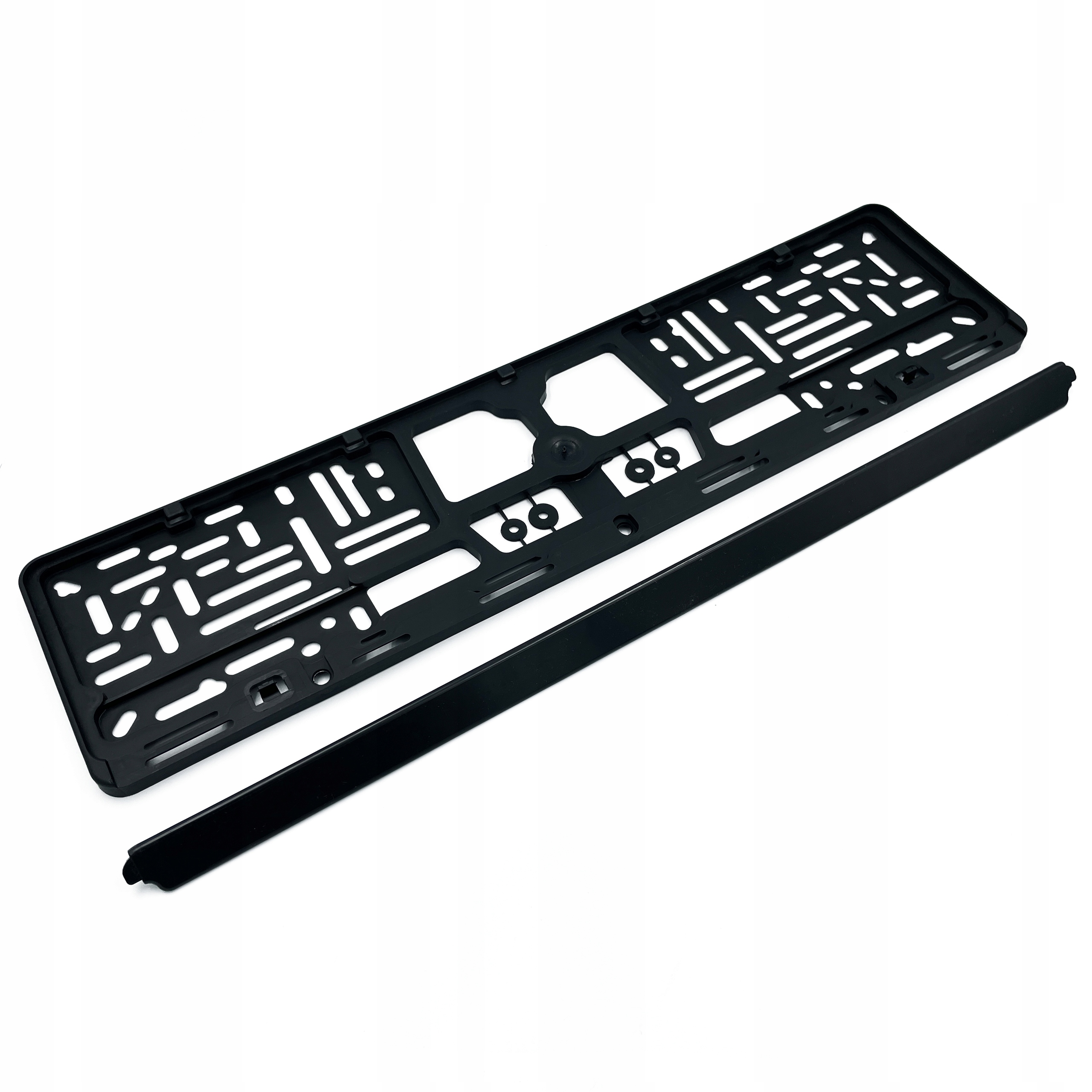 RAMKA NA TABLICĘ REJESTRACYJNĄ ELASTYCZNA CZARNA