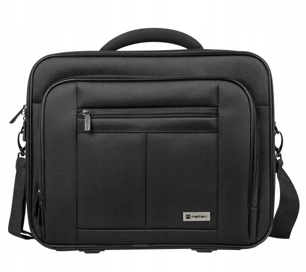 Torba do laptopa Natec Boxer 15,6'' Pasek na ramię 3 Komory Czarna