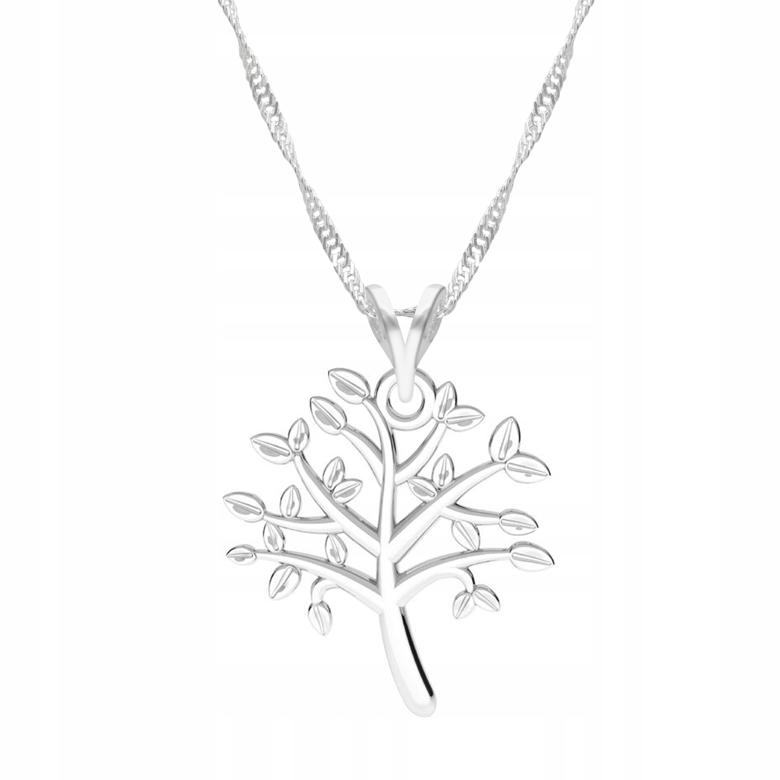 Stříbrný řetízek náhrdelník 925 Strom Života