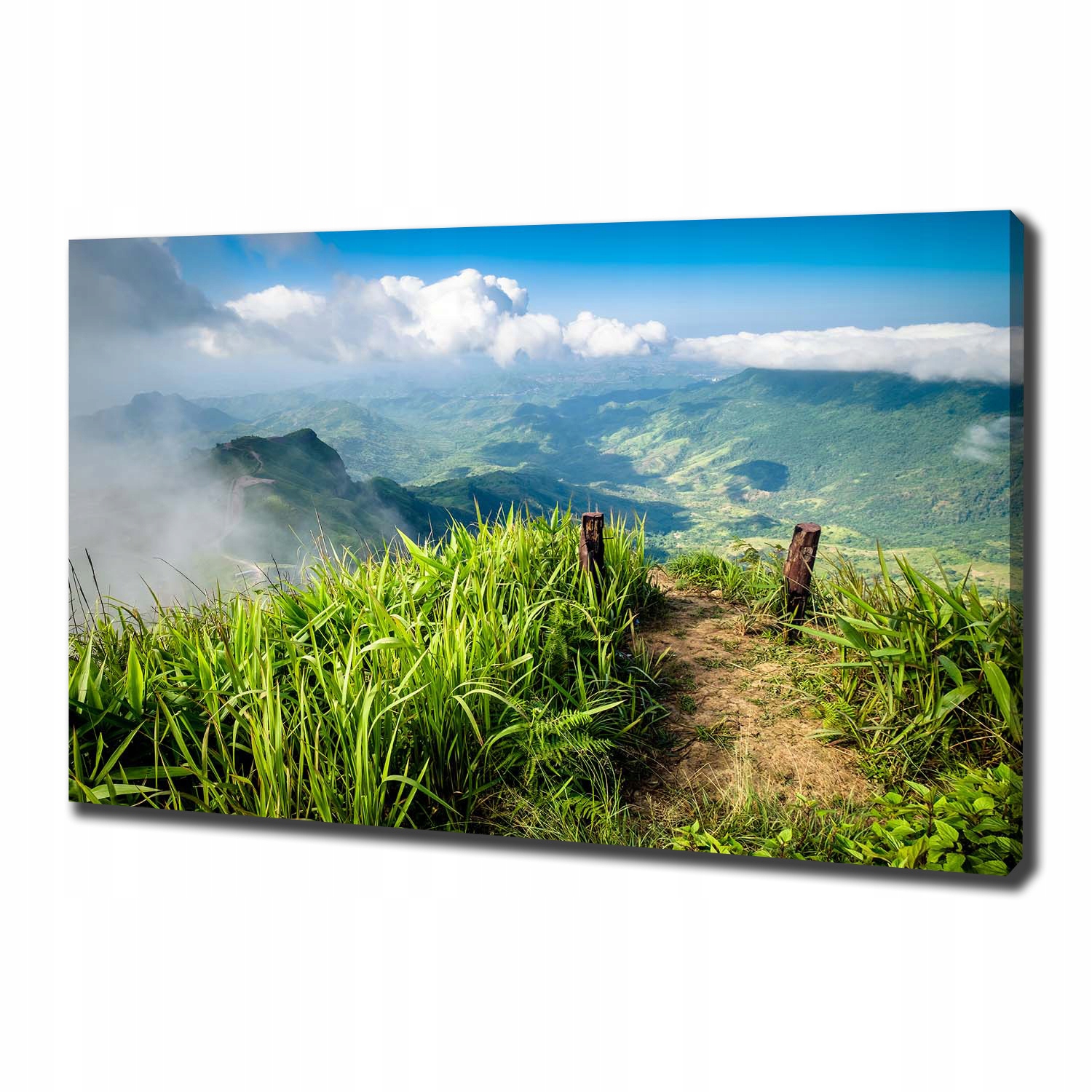 

Foto obraz na płótnie Szlak na szczycie 100x70 cm