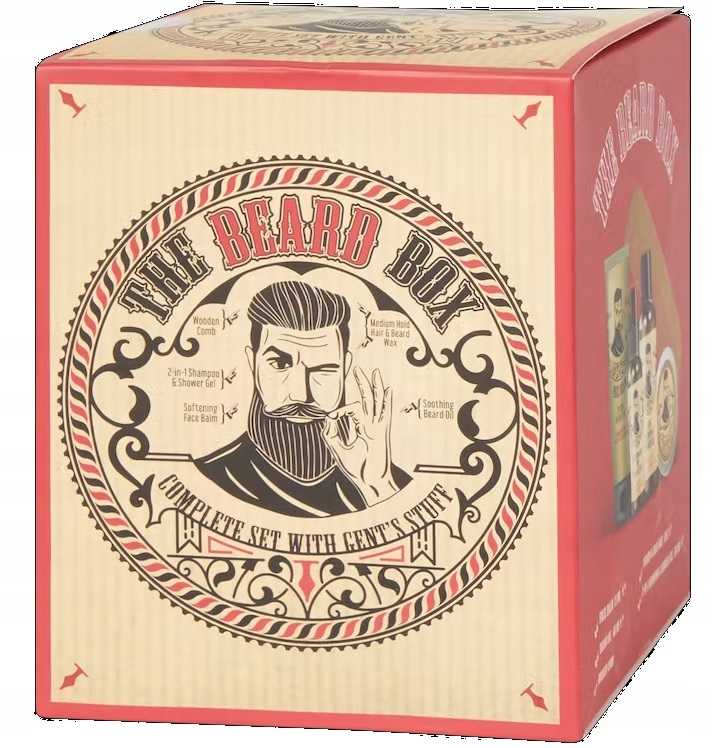 Zestaw do pielęgnacji brody Gent's Stuff 5 części