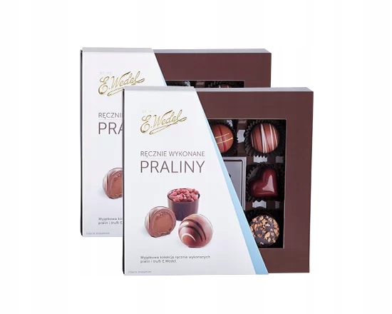 Zestaw 2 x Praliny nadziewane 110 g E.Wedel