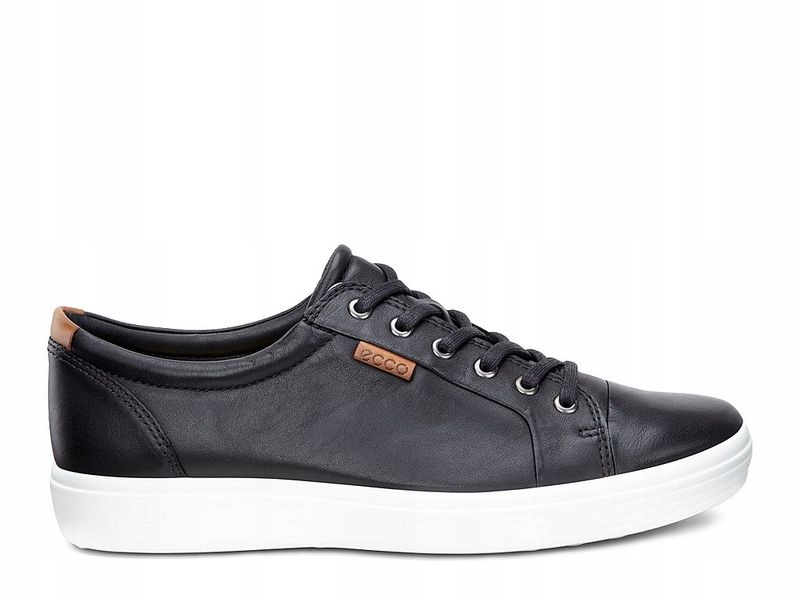 

Ecco Soft 7 Trampki męskie czarne skórzane 41