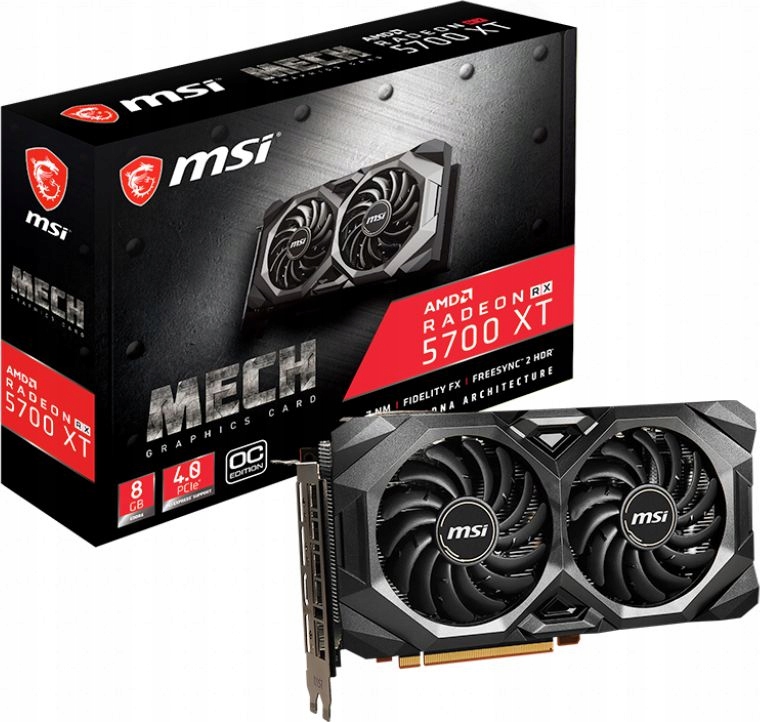 Видеокарта MSI Radeon RX 5700 XT MECH OC 8 ГБ
