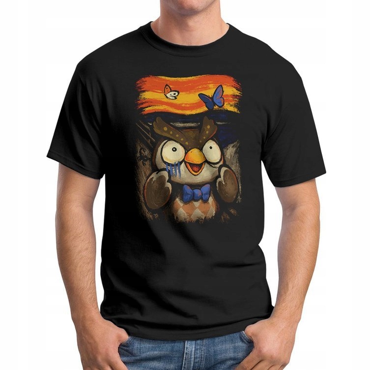 

Koszulka T-Shirt Ac Owl Scream Painting S