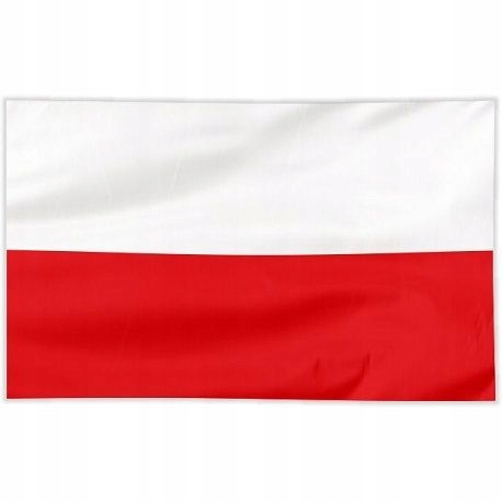 Polska Flaga gładka 150 x 90 cm Biało-czerwoni