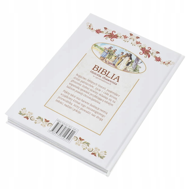 BIBLIA DLA DZIECI w etui PAMIĄTKA KOMUNII CHRZTU Rok wydania 2019