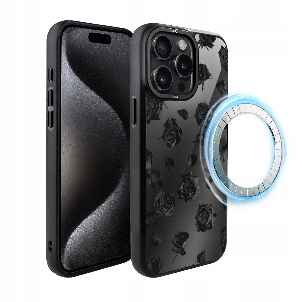 Pouzdro pro iPhone 15 Pro Max Ibizu DropGuard Matt s MagSafe, růžová barva