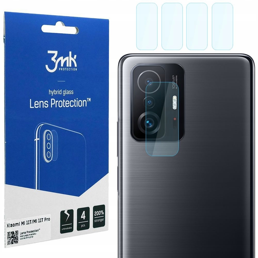 

4x Szkło Ochronne 3mk na Aparat do Xiaomi 11T /Pro
