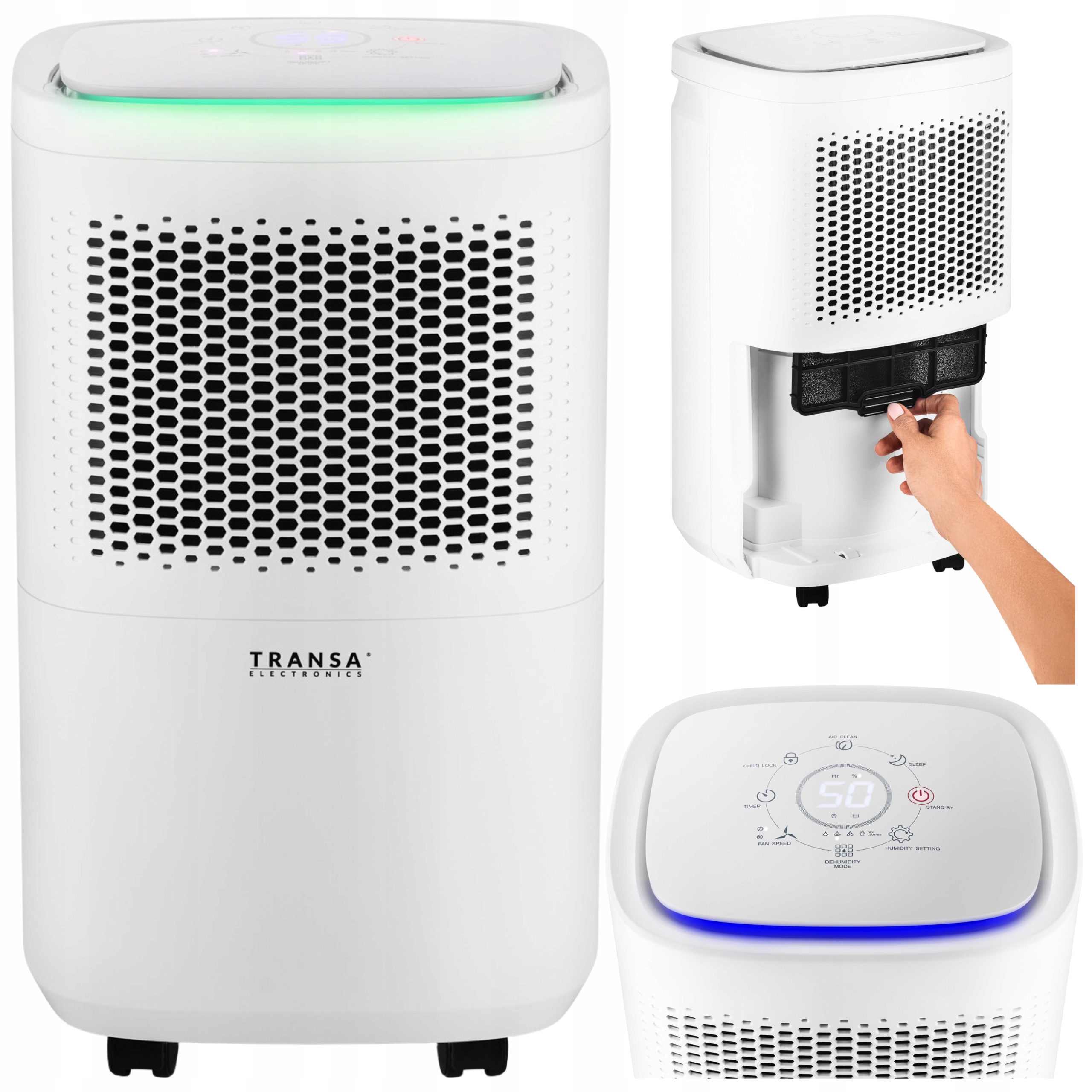 Osuszacz powietrza Pochłaniacz Wilgoci Kondensacyjny 12L 250W