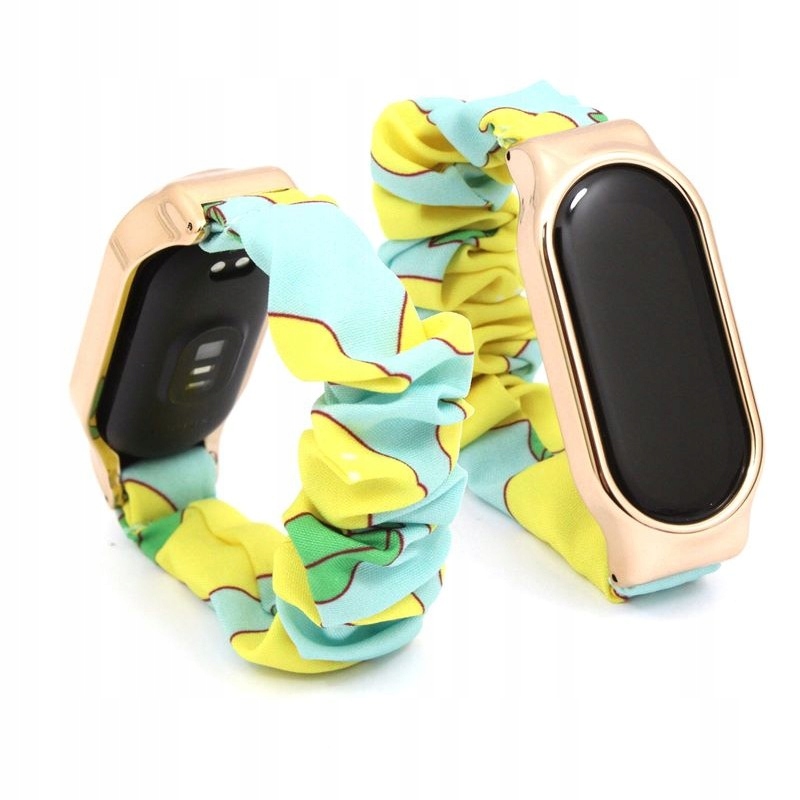 

Opaska do Xiaomi Mi Band 3 4 gumka pasek cytryna