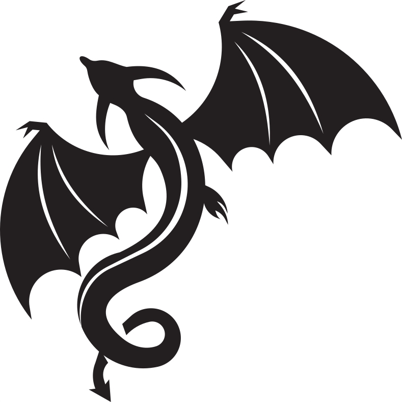 

Naklejka na samochód Smok Dragon 10 X 10 CM