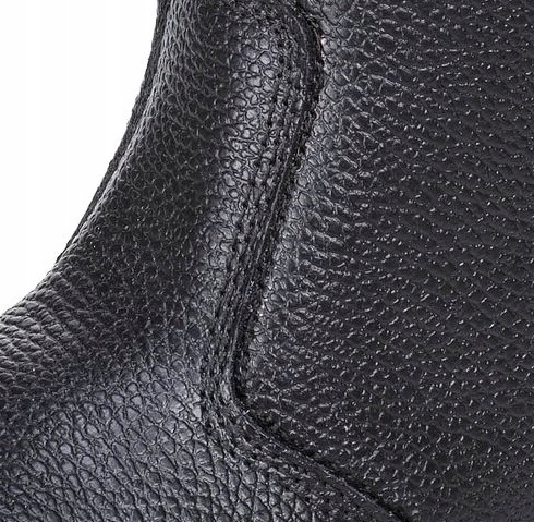 SKÓRZANE ANTYPRZEBICIOWE TRAPERY OCIEPLANE ZIMOWE Model ROBOCZE TRZEWIKI KOZAKI DO PRACY Z PODNOSKIEM