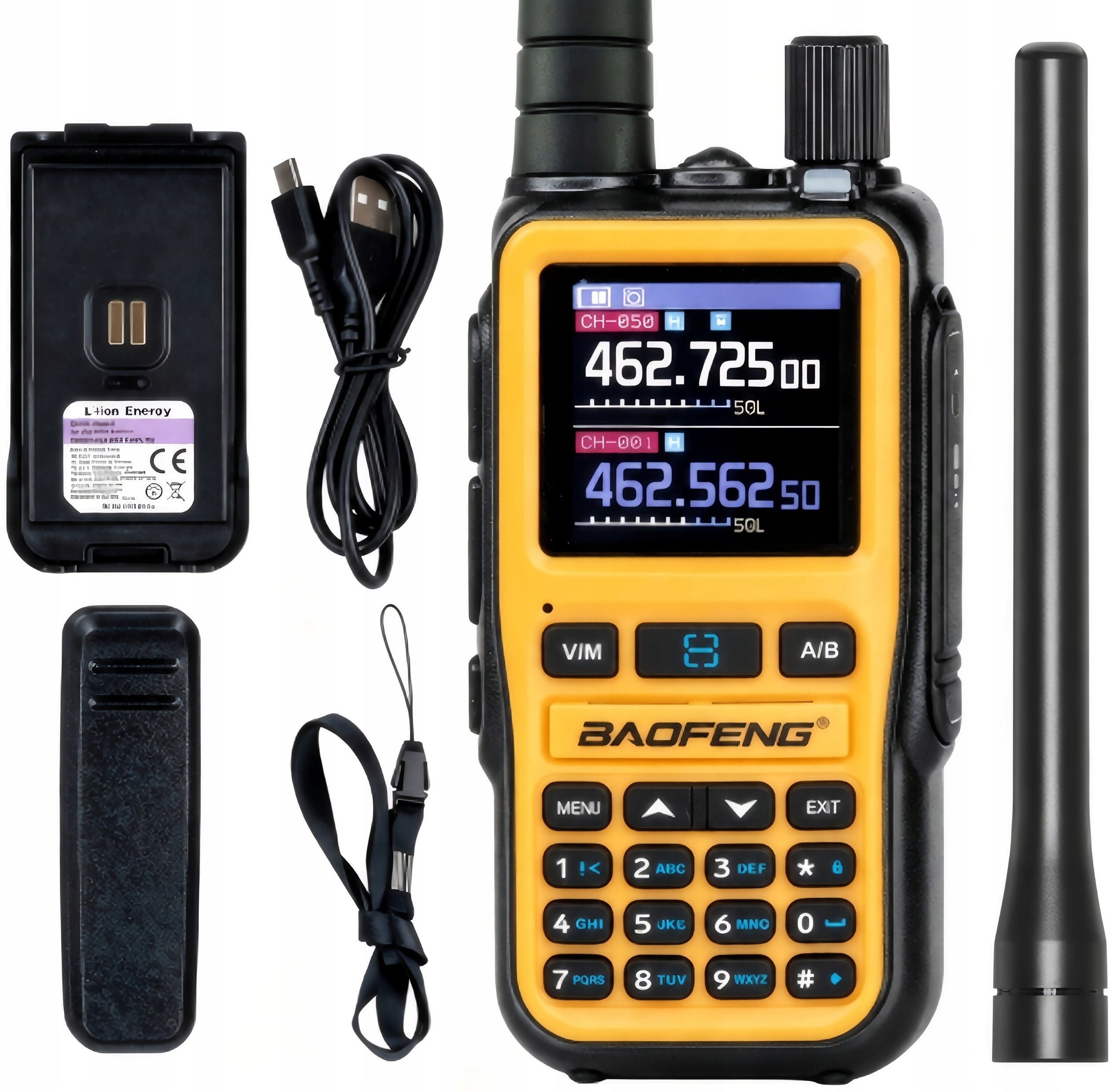 8W Vysílačka UV-5R P51UV Baofeng Vysílačka Radiotelefon 8W Fm Rádio