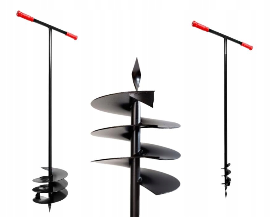 AWTOOLS ŚWIDER RĘCZNY DO GLEBY FI 230mm Zasilanie ręczne