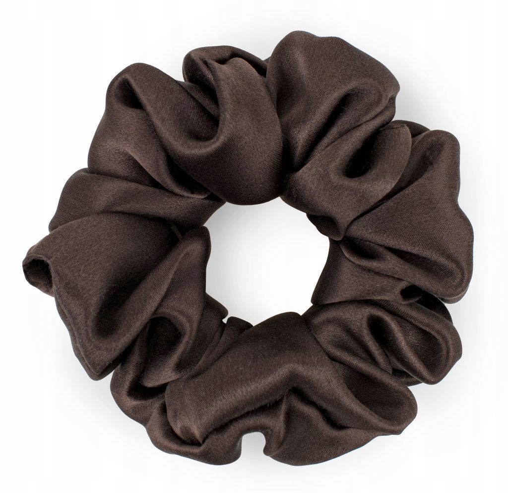 

Silk Love jedwabna gumka do włosów Brown