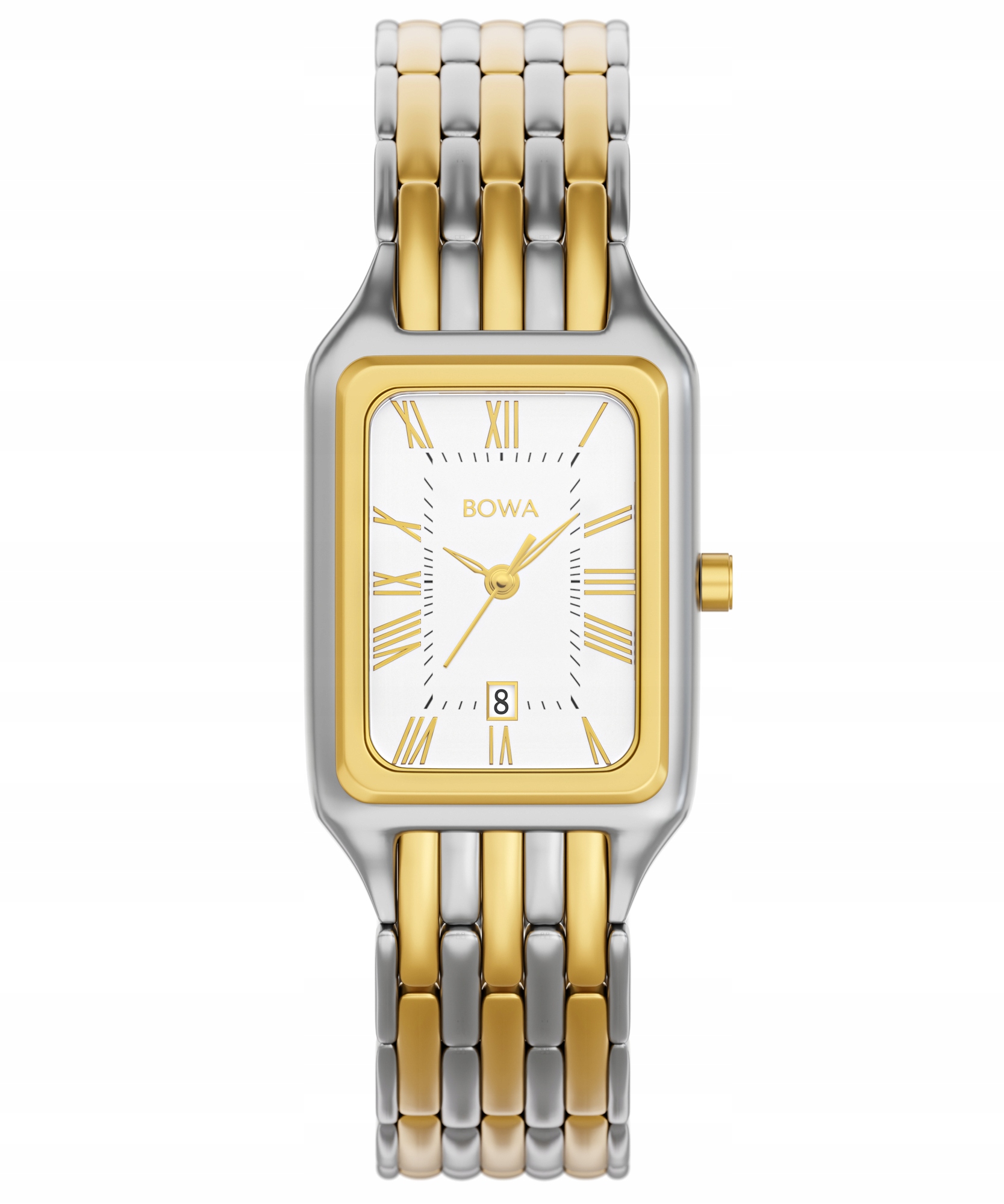 Dámské hodinky Bowa Barcelona White Silver-Gold Steel 23