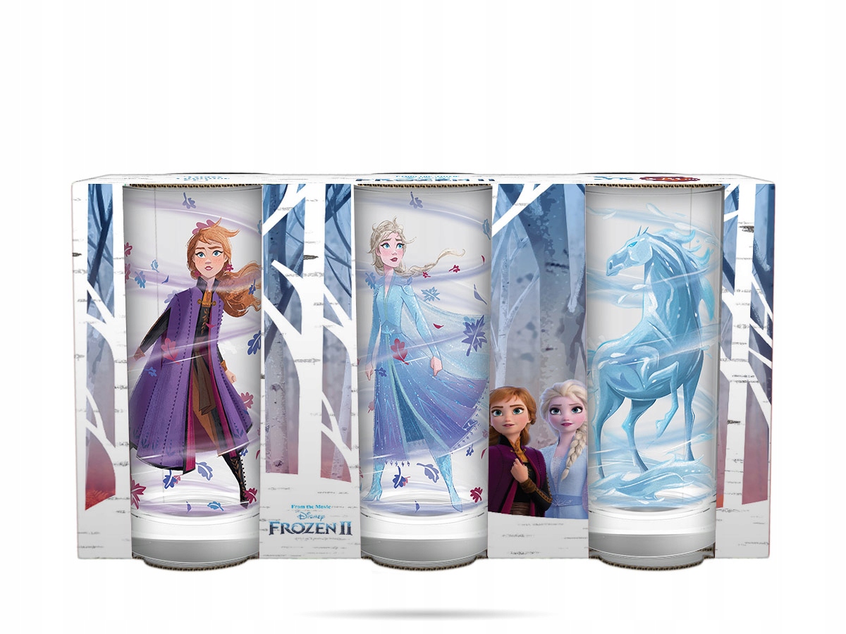 

Disney Frozen II zestaw 3 szklanek Invictus 1928