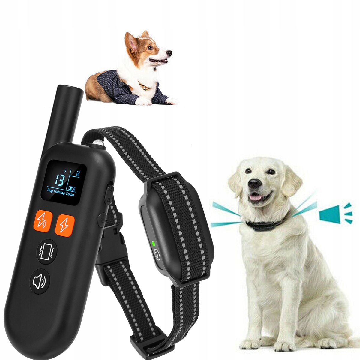 1000 M Elektrický Výcvikový Obojek Pro Psa Treser Dálkové Ovládání