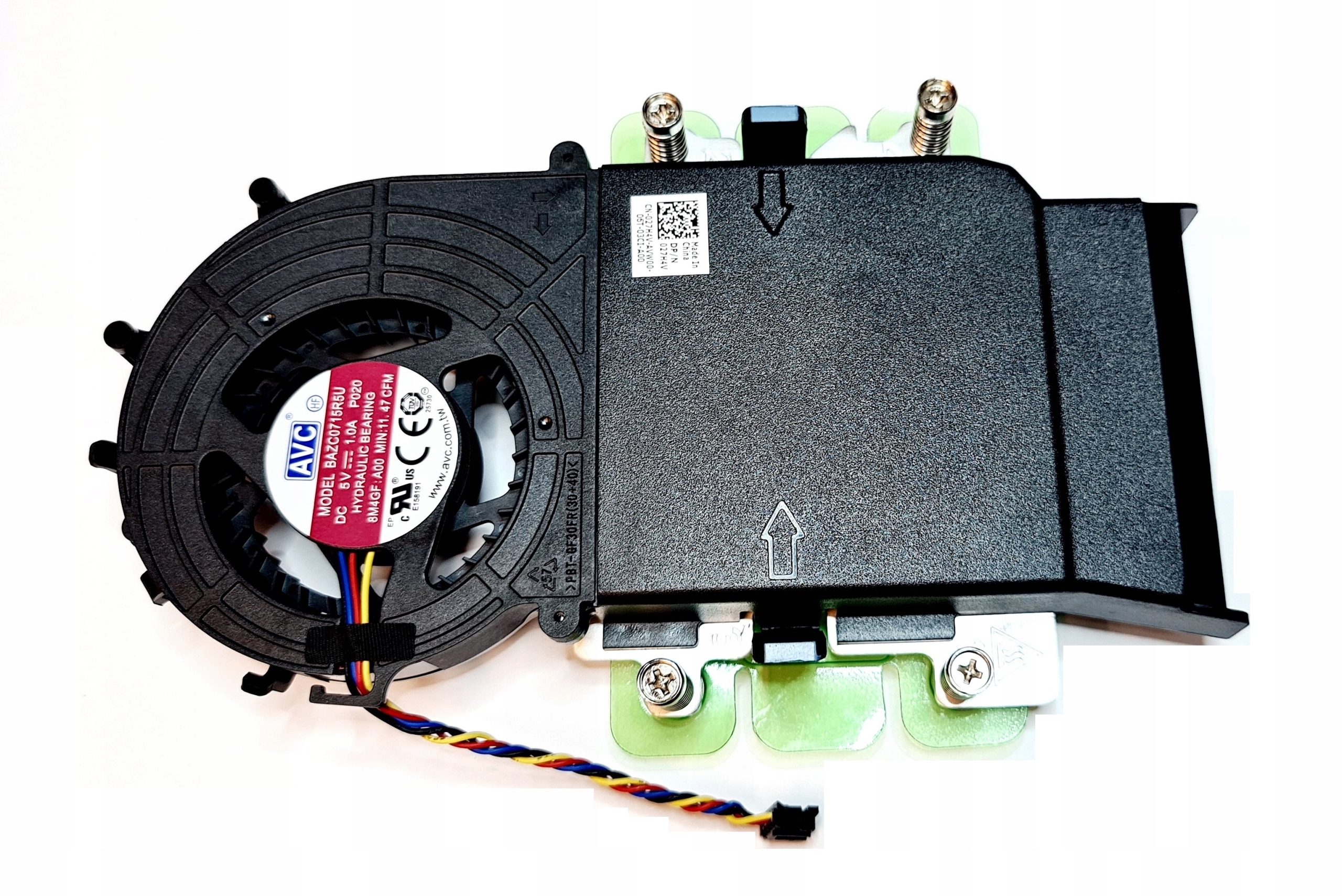 Dell Optiplex MFF 3050 5050 7050 chłodzenie 4 śruby ZORYGINALNĄ PASTĄ