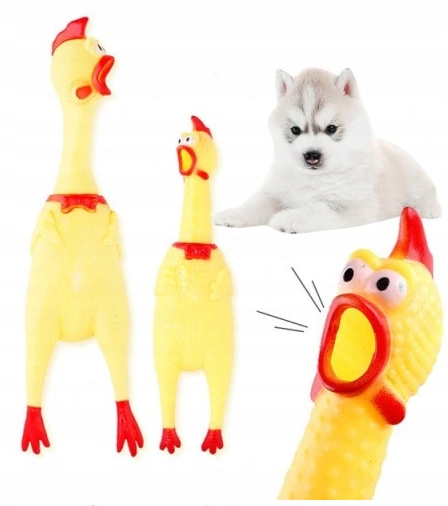 

Gumowy Kurczak Piszcząca Zabawka Dla Psa Gryzak 38