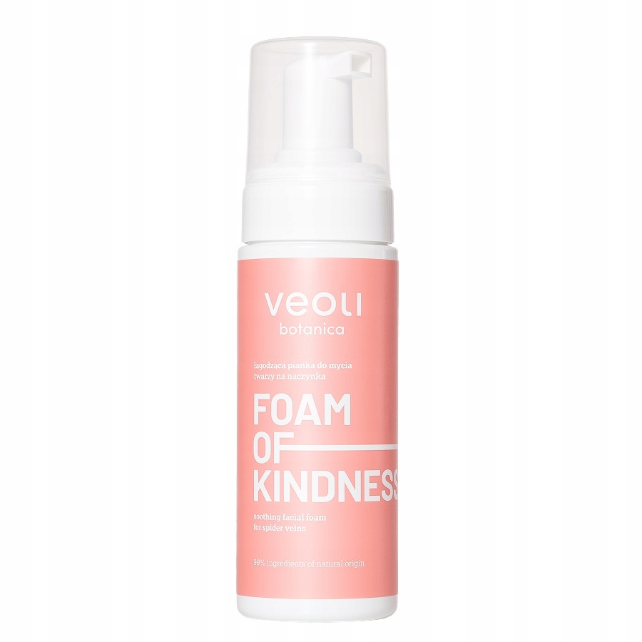 Jemná pěna na obličej proti zarudnutí Veoli Botanica 150 Ml