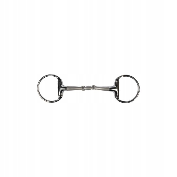 Hkm, Wędzidło 2x łamane oliwkowe, Soft Touch, 14mm 12,5