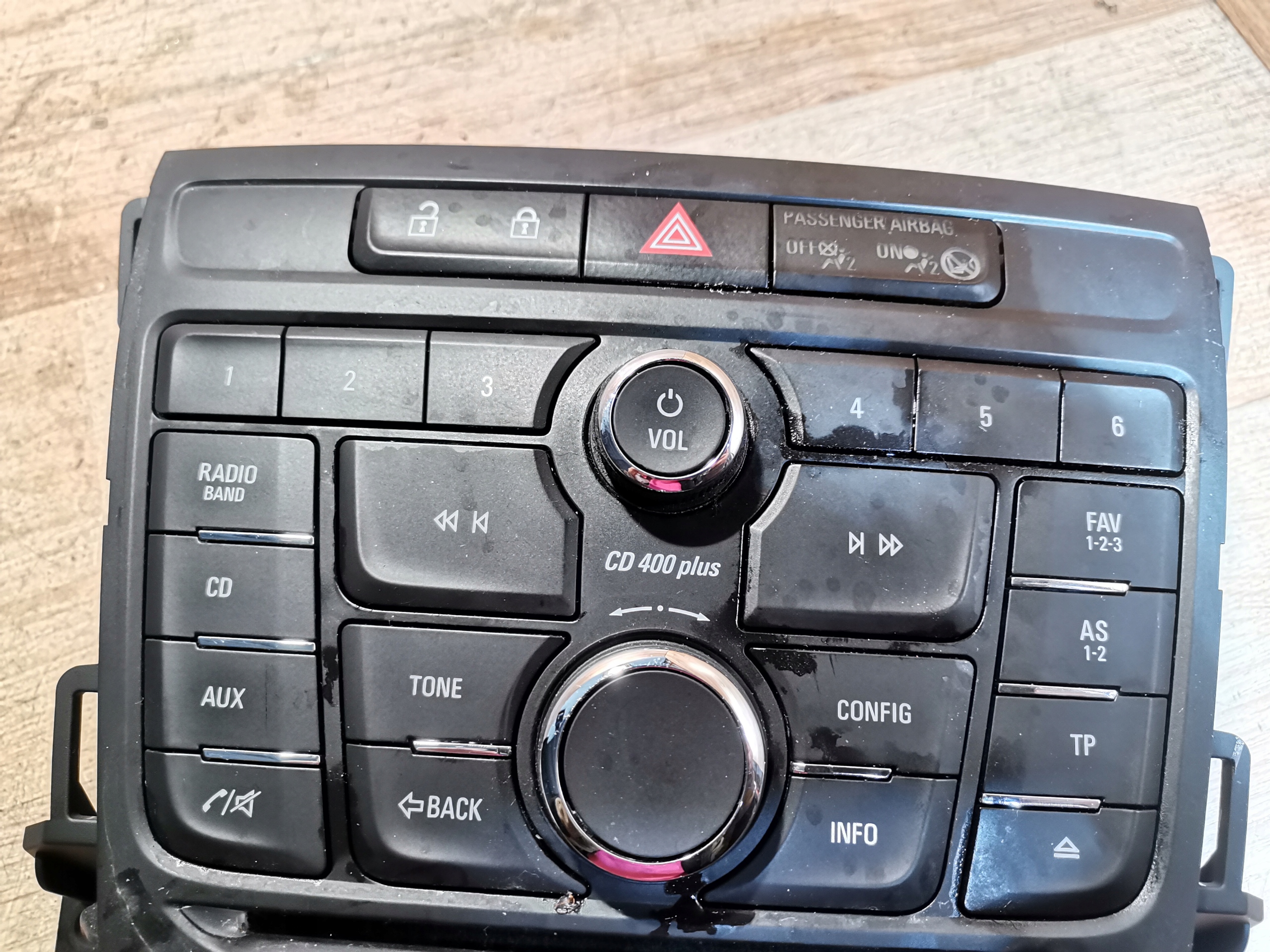 control panel RADIA CD OPEL ZAFIRA C TOURER 13435410