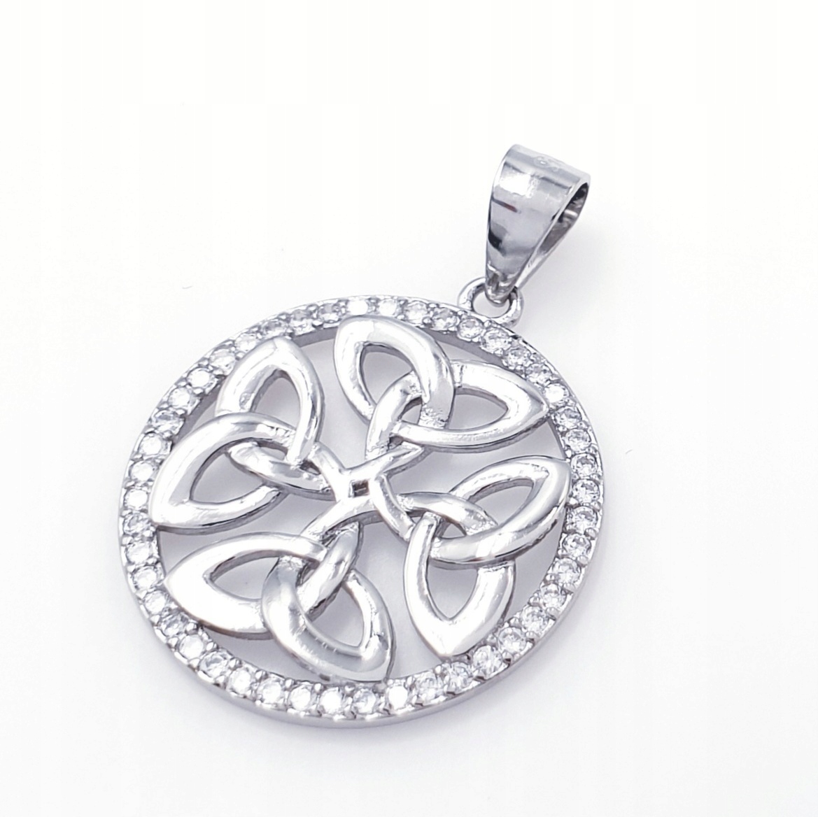 SREBRNA ZAWIESZKA WISIOREK 925 - KWIAT - M.JOPEK