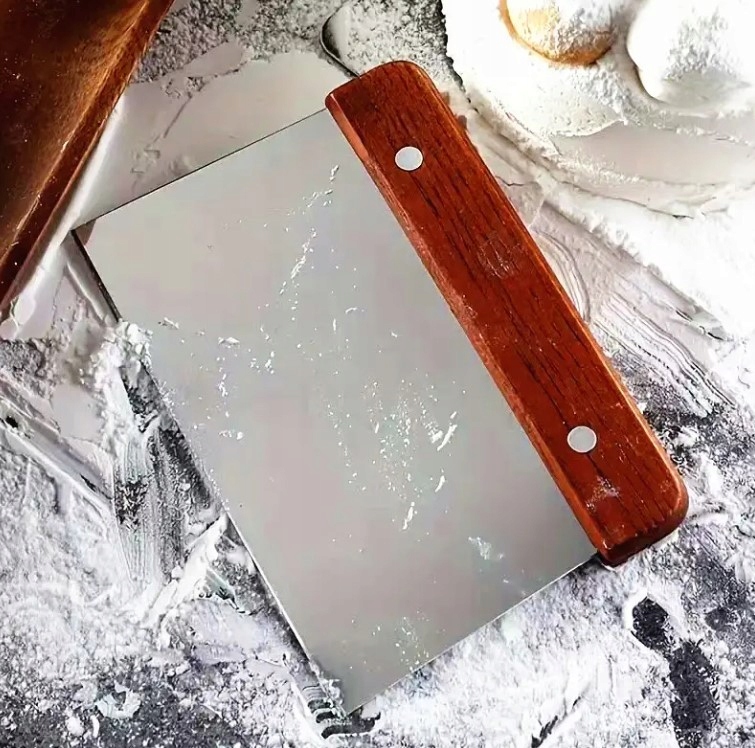 SKROBAK SZPATUŁKA DO CIASTA DO PIZZY VIAGGIO STAL i DREWNO + EBOOK GRATIS Kod producenta AS6