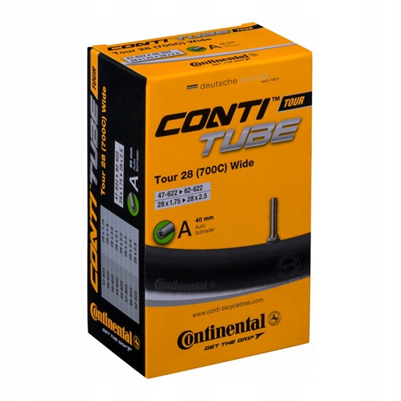 Dętka Continental Tour 28 (700C) Wide (47/62-622) Av 40MM