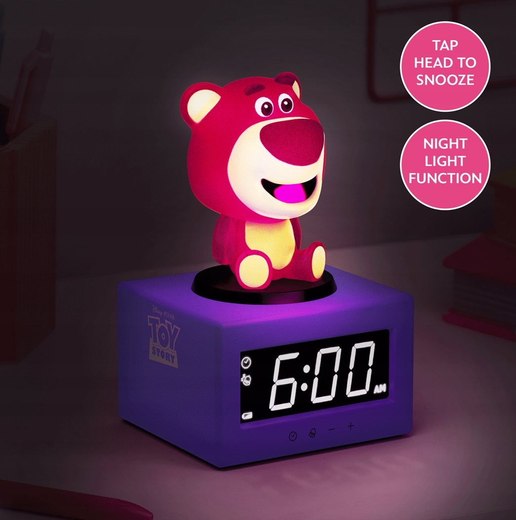 Toy Story Lotso Icon Lamp Budík 4,7 palců