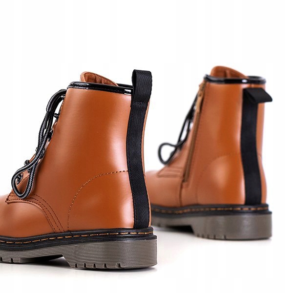 Dziecięce Traperki eko-skóra Trzewiki BRĄZOWE r34 Marka Inna marka