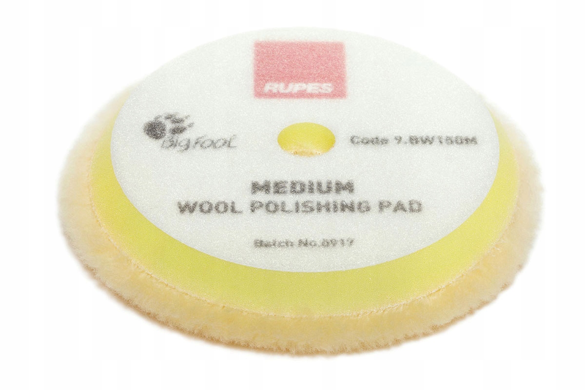 Pad polerski futro Medium żółty 130/145mm Rupes