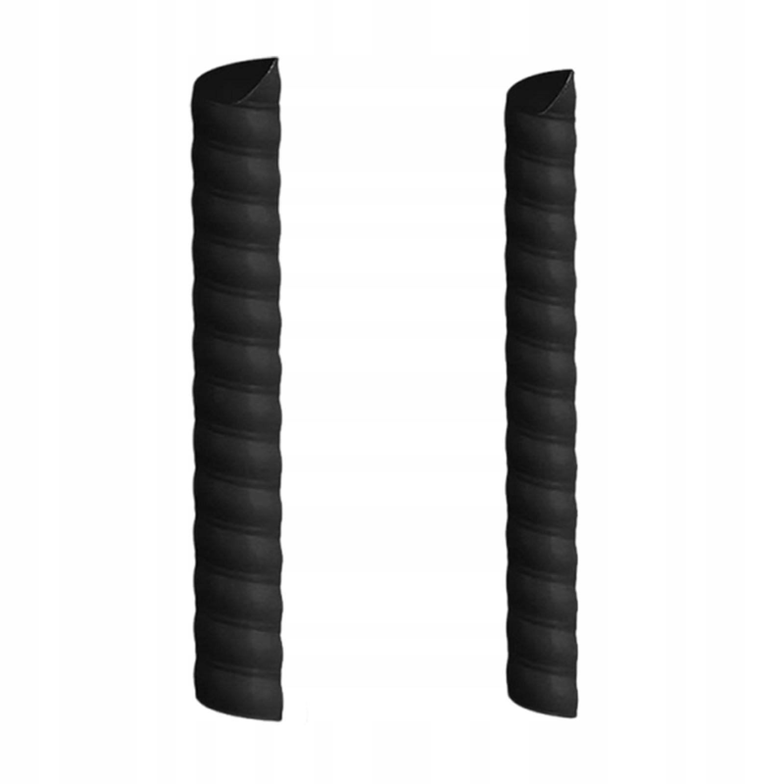 2Pcs Trunk Protector Spiral Flexible Easy Use Sleeve,Sturdy Protect Black