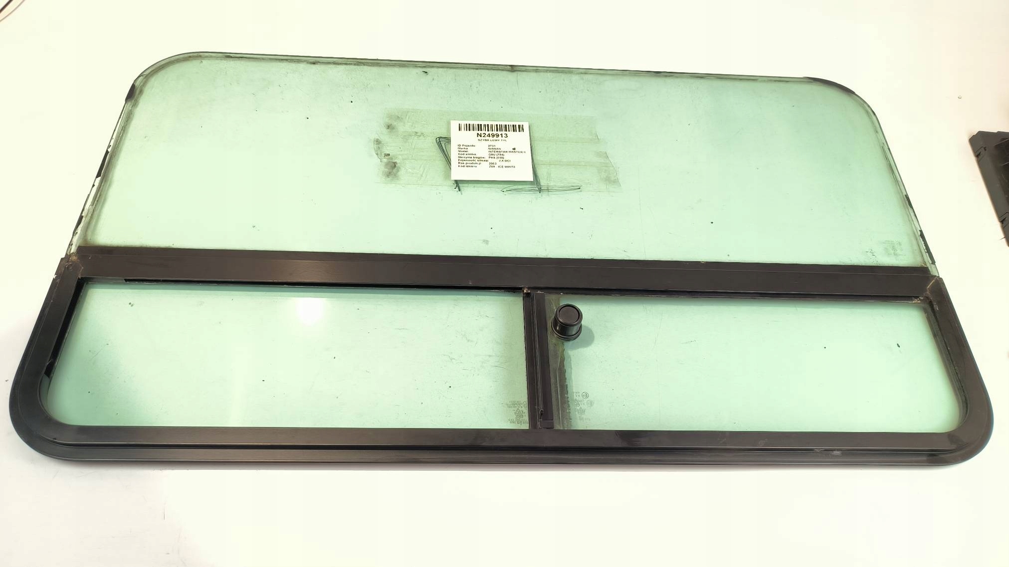 window left rear part NISSAN INTERSTAR MASTER II