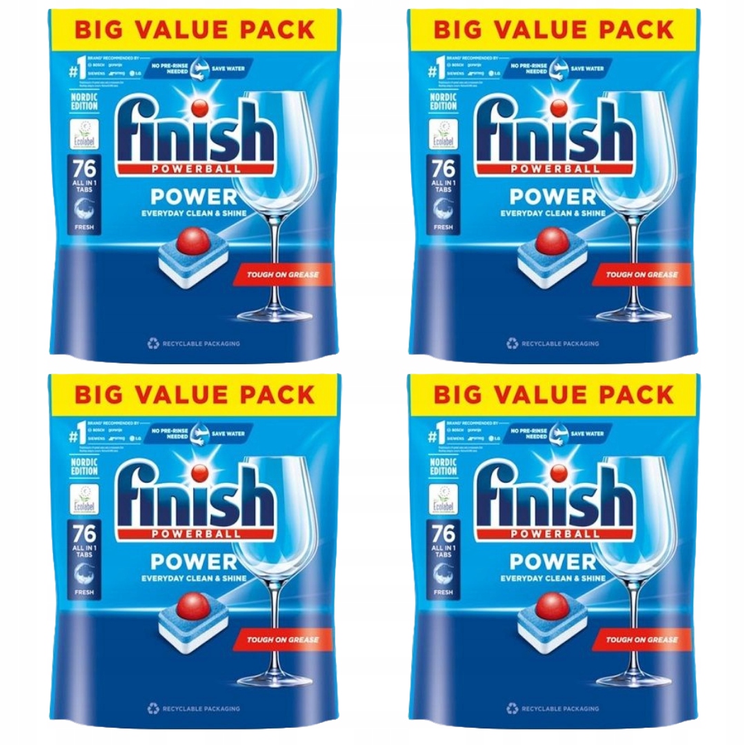 tablety do myčky Finish Power All In 1 Set XXL 4x76 Ks Karton