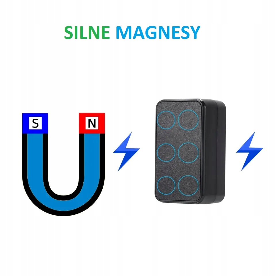 Lokalizator GPS 4G LTE 55 dni MAGNES PODSŁUCH BEZ ABONAMENTU Model 4G LTE 50M