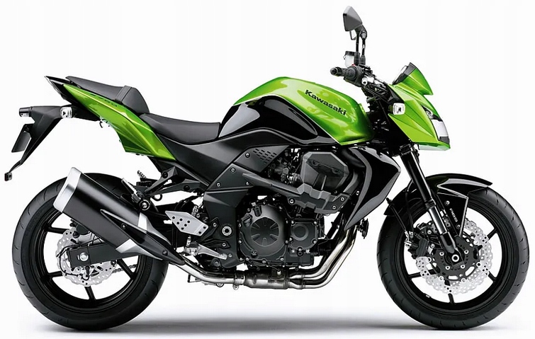 Samolepky Na Motocykl Juula Pro Kawasaki Z Roku 750 2009 Zeleno-černé 17P 8H