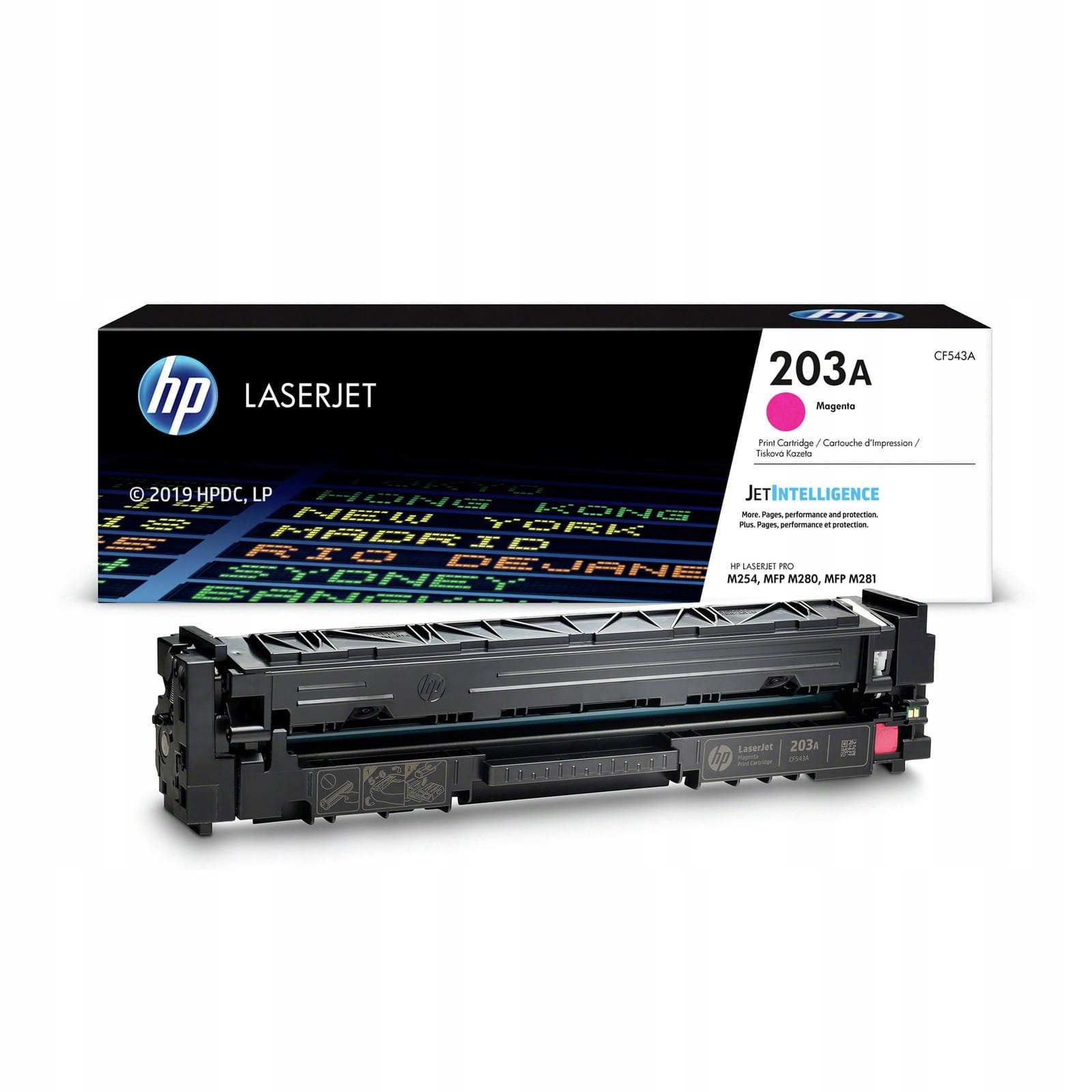 Toner Hp 203A CF543A Magenta M254 Oryginał