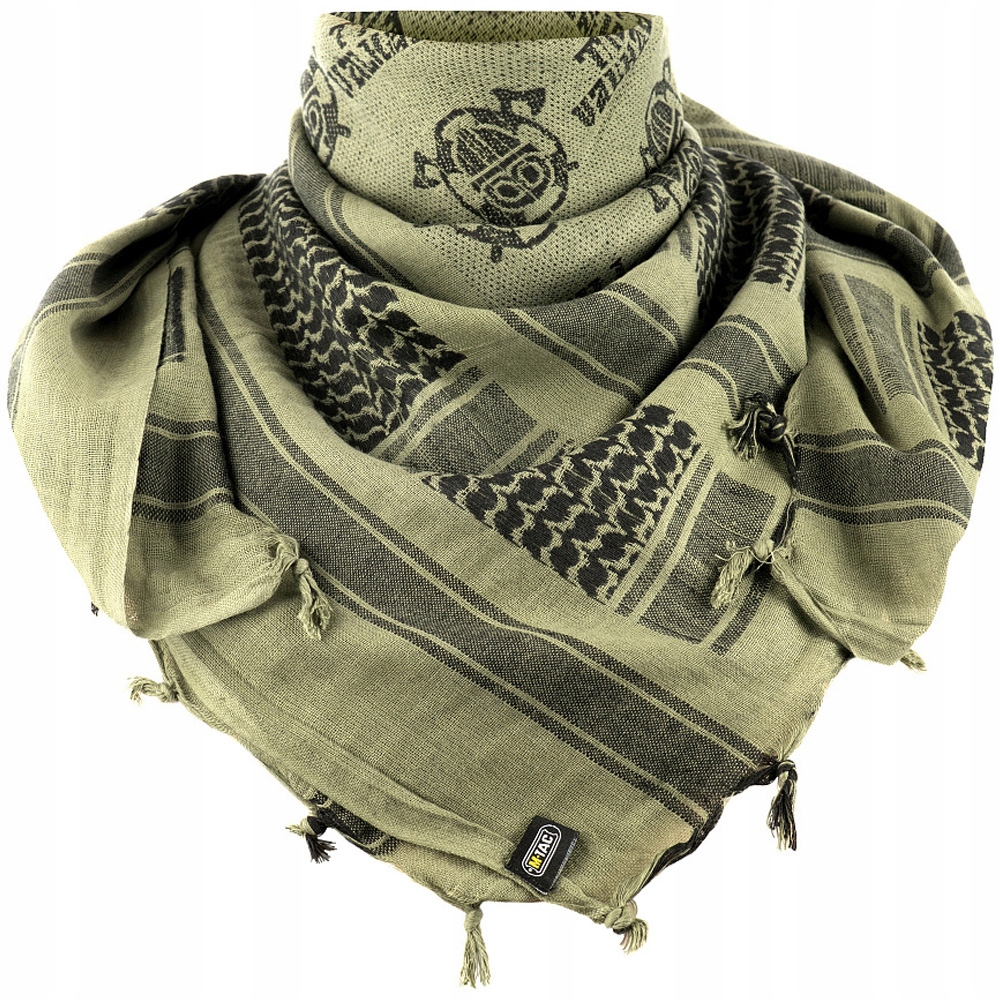 Chusta ochronna Arafatka M-Tac szal Shemagh Kefija Til Valhall Olive Black