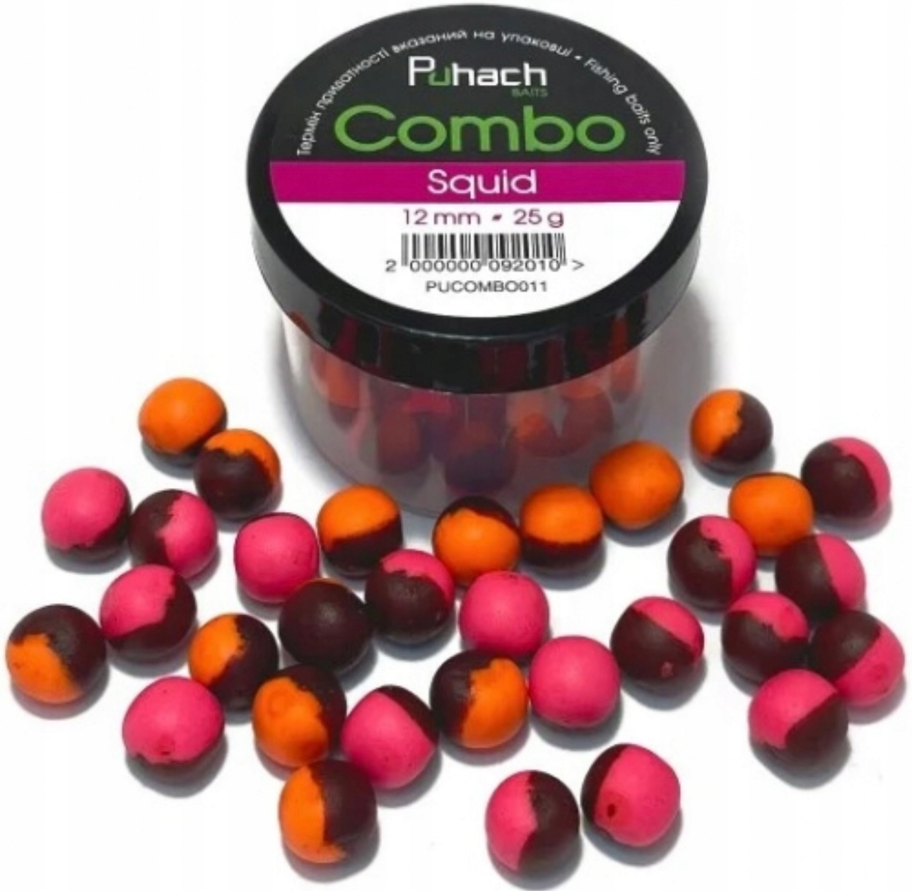 Kulki Proteinowe Balanced Puhach Baits Combo 12 MM Squid (Kałamarnica)
