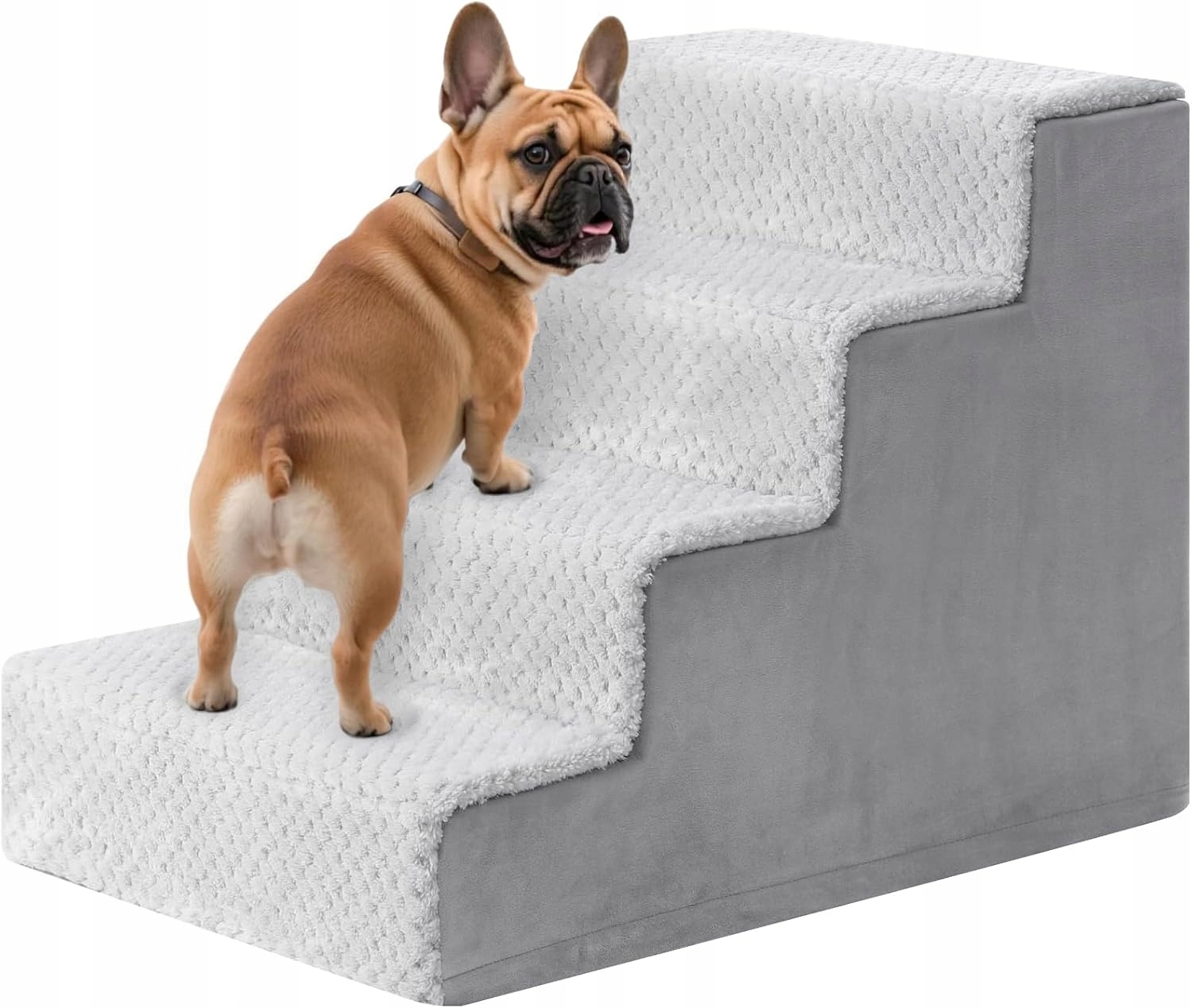 Ksiia Schody pro malé psy s potahem (délka 66 x šířka 40 x výška 403 cm)