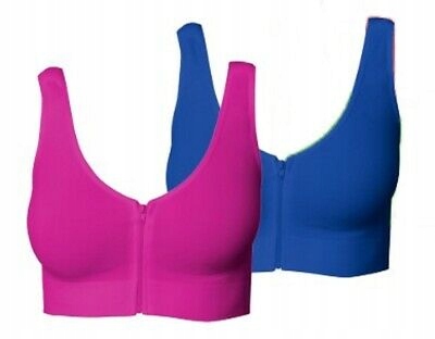 BIUSTONOSZ BEZSZWOWY SPORTOWY ROZPINANY 2szt r.XL