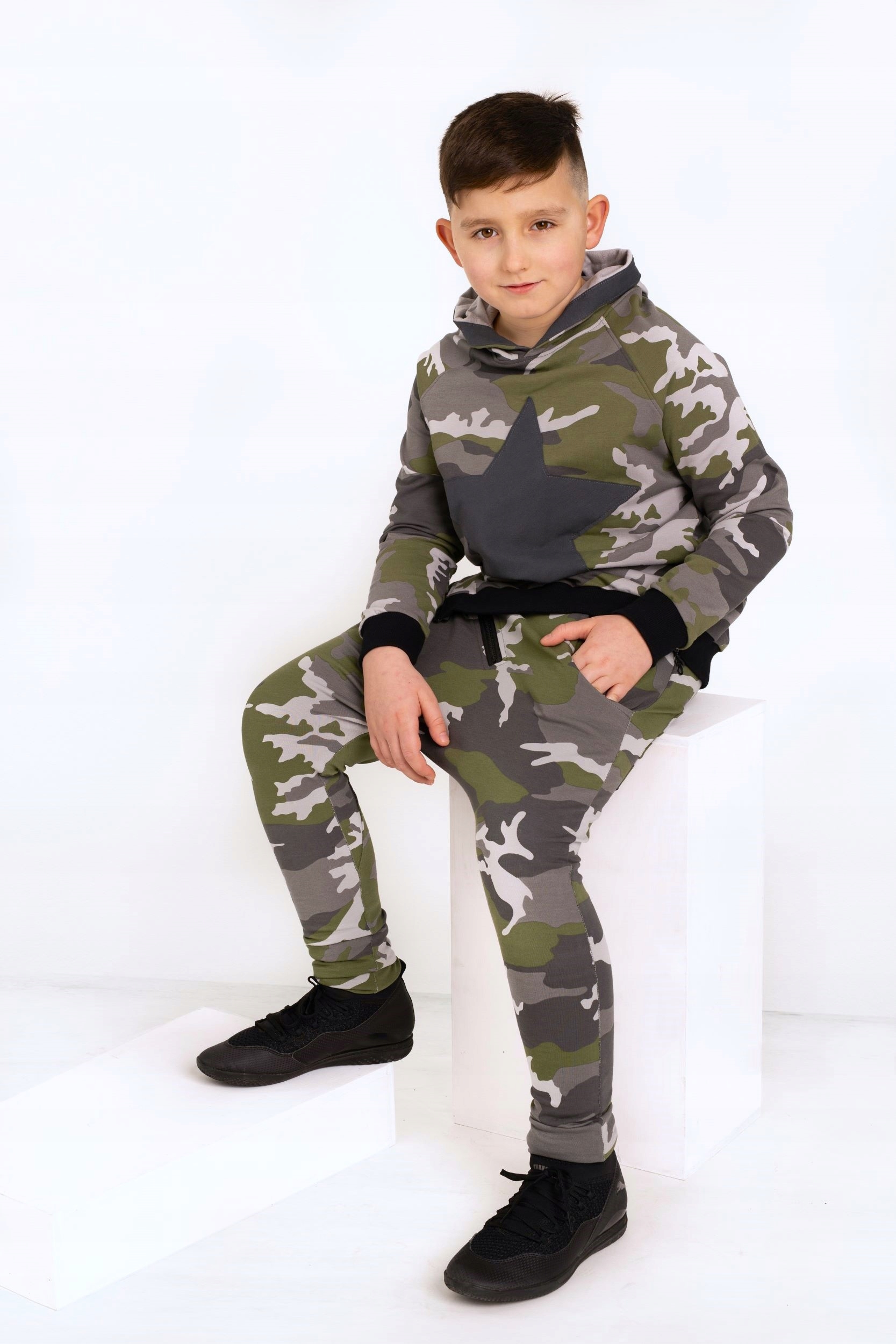 Spodnie baggy moro 146 Caramba Mamma EAN (GTIN) 5905923108596