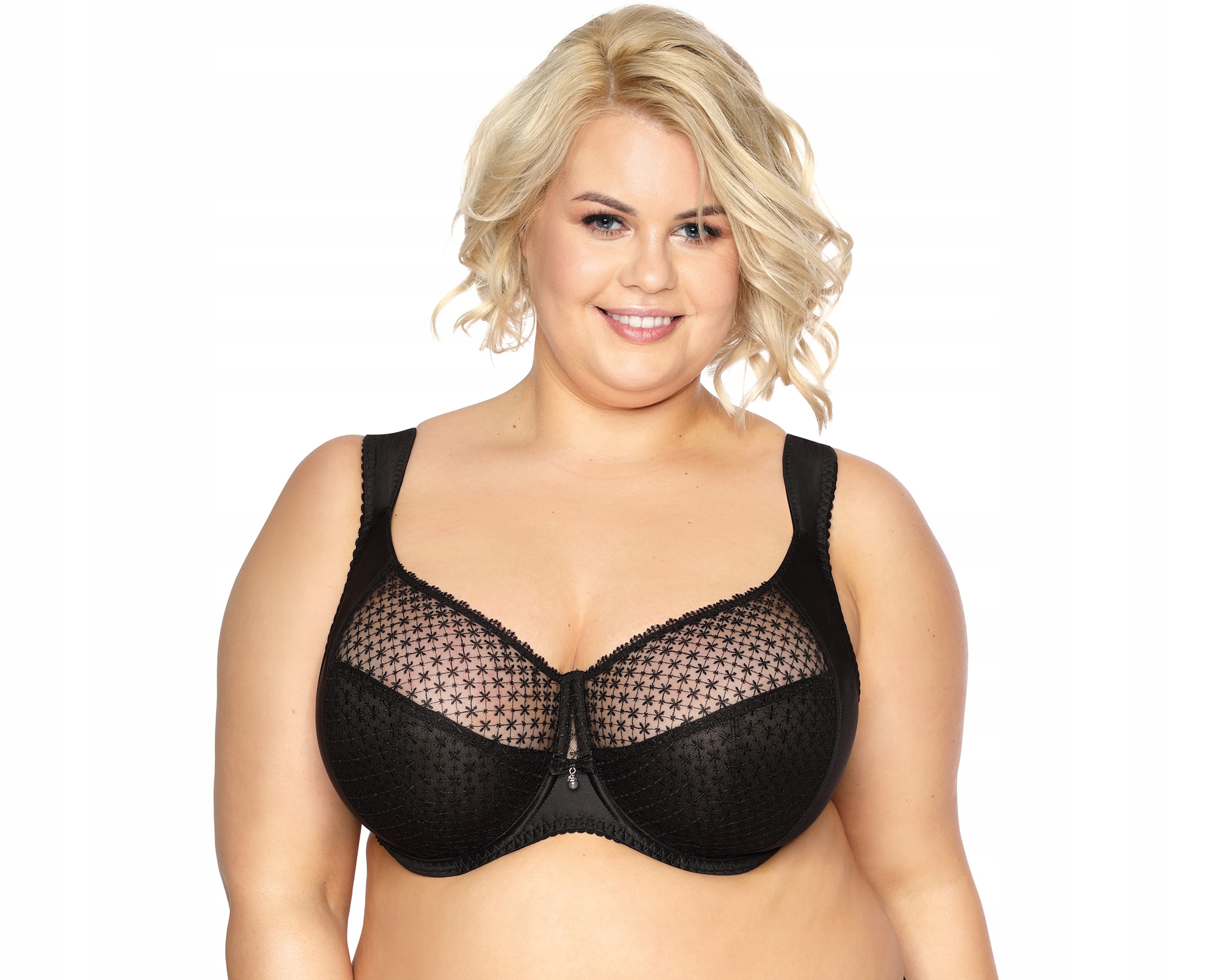 Samira Maxi černá podprsenka měkká Gaia 874M 80I